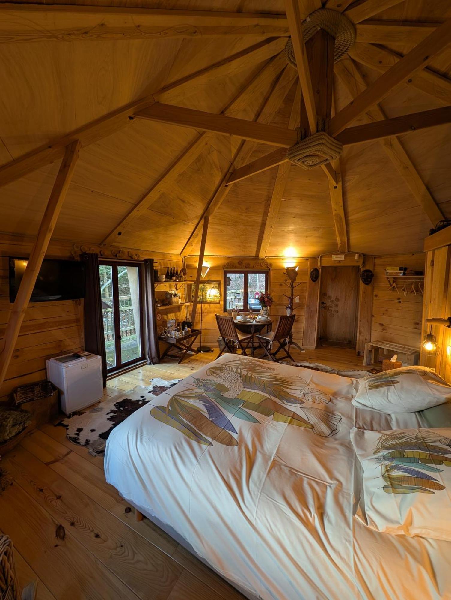 B&B La Cabane Du Bois Dormant Spa Eksteriør billede