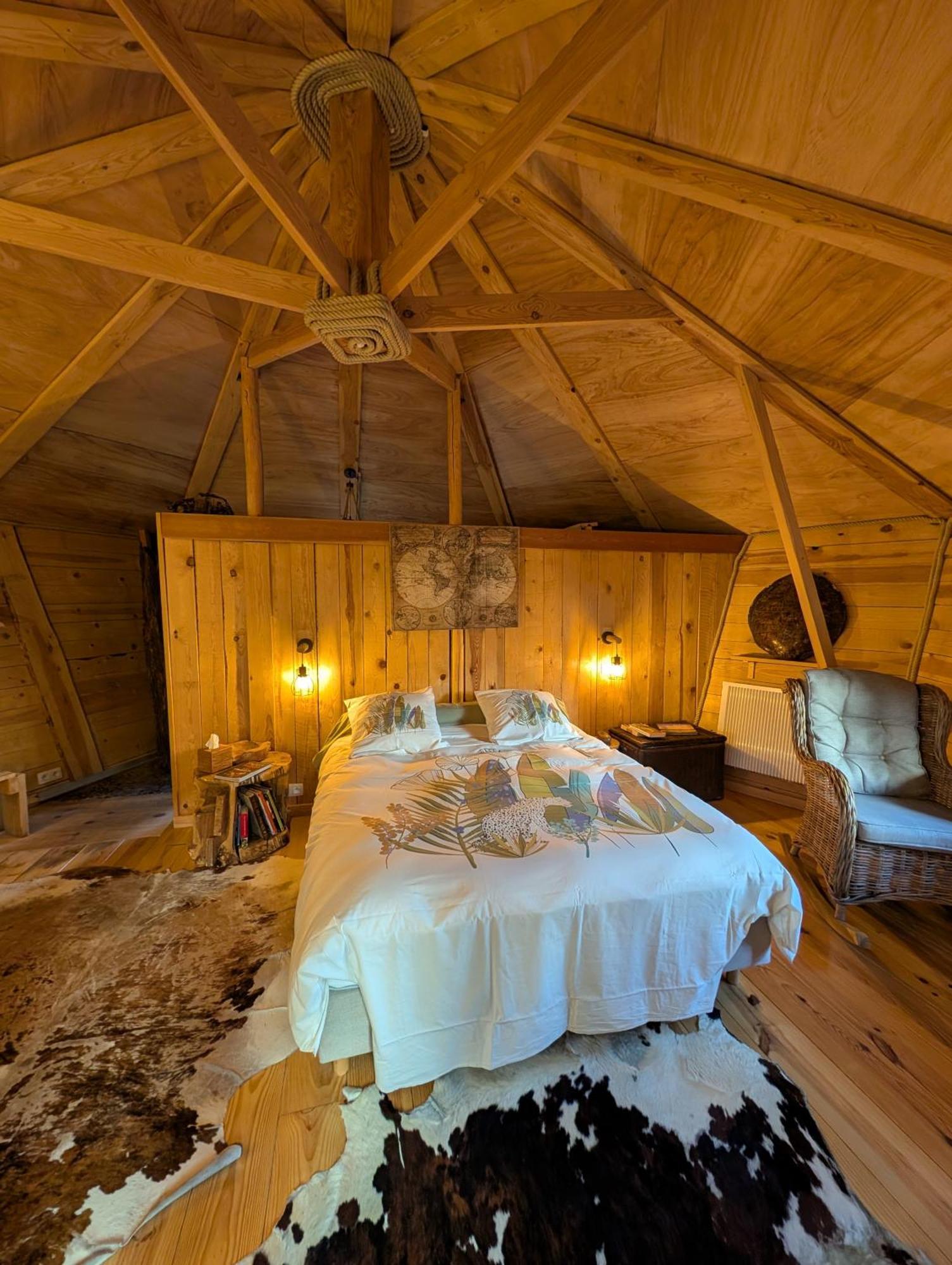 B&B La Cabane Du Bois Dormant Spa Eksteriør billede