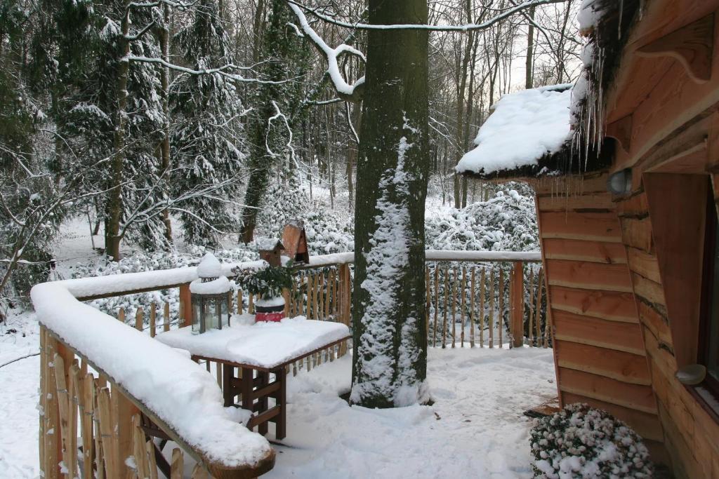 B&B La Cabane Du Bois Dormant Spa Eksteriør billede